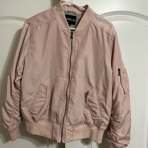 Express Light Pink Bomber Jacket